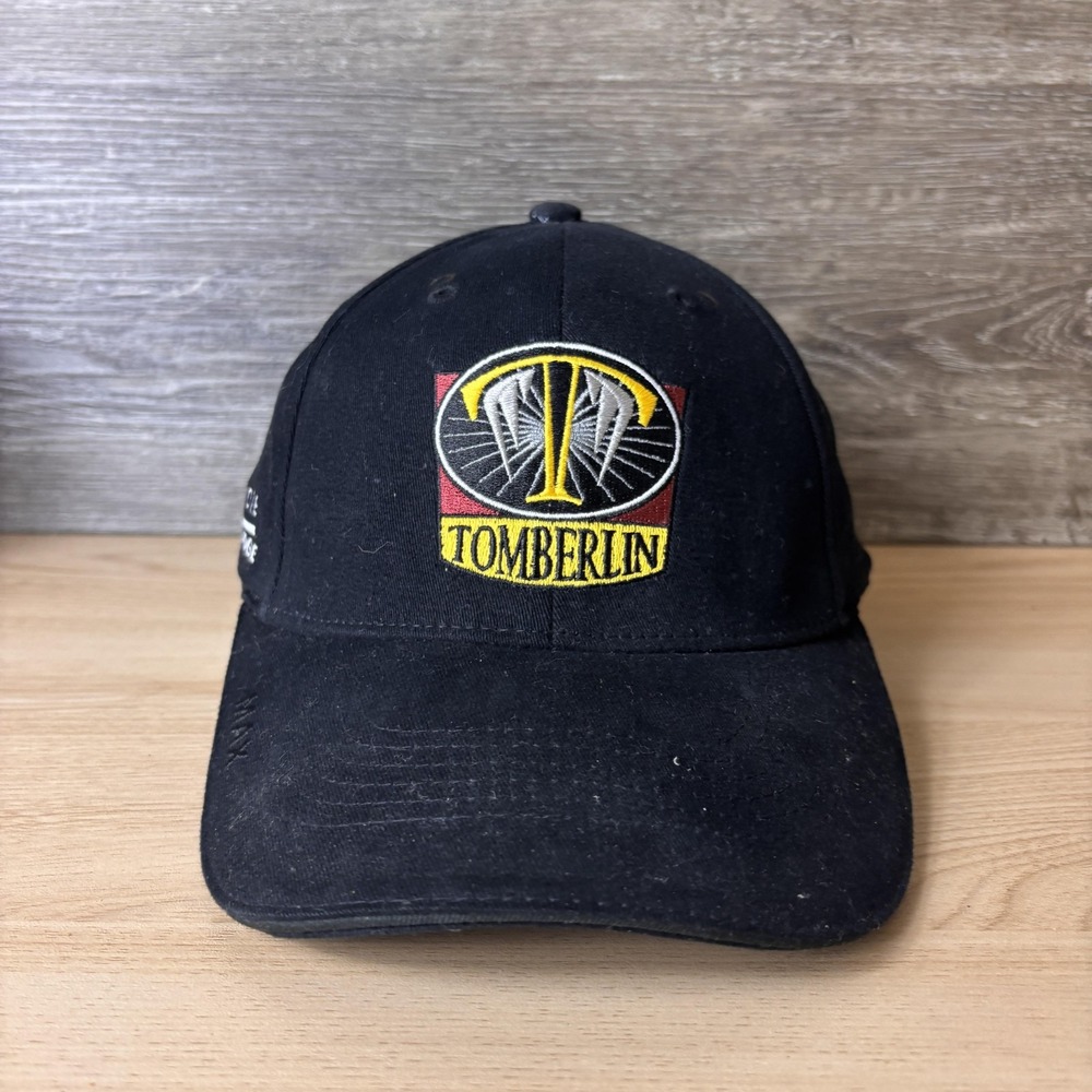 Tomberlin Hat Cap Fitted Mens Black Embroidered Promo Advertising Golf Cart